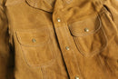 70's "JC Penney" suede leather shirt jacket