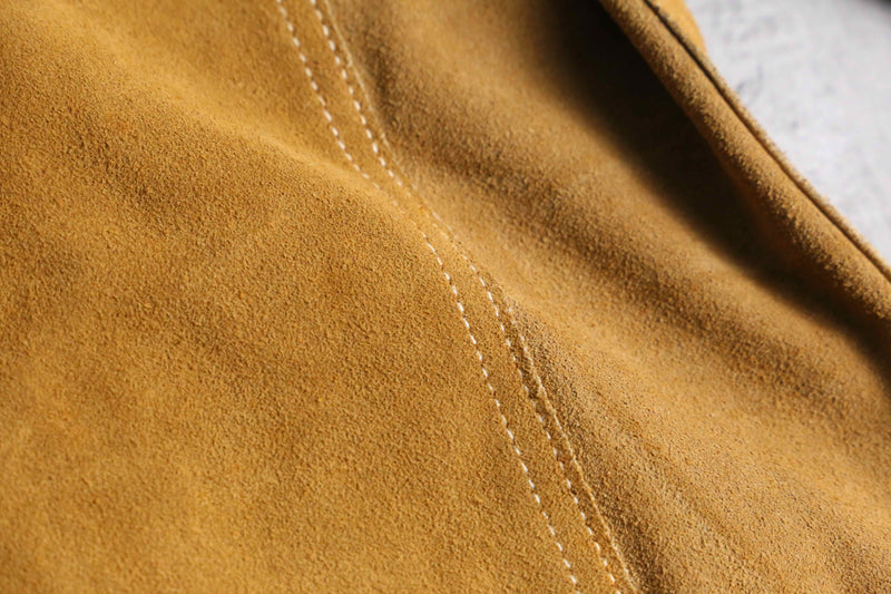 70's "JC Penney" suede leather shirt jacket