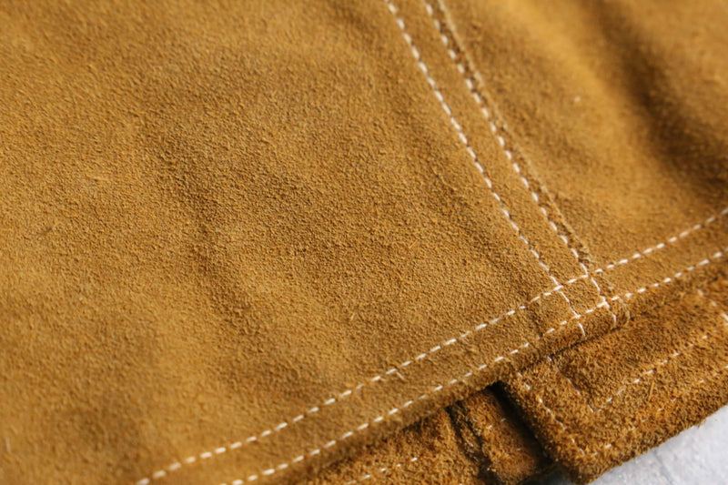 70's "JC Penney" suede leather shirt jacket