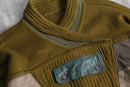 mulch leather switch knit pull