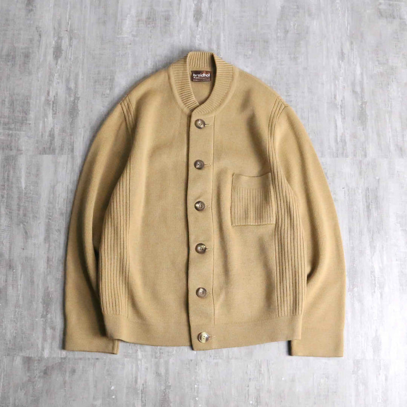 euro vintage camel beige color knit cardigan