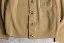 euro vintage camel beige color knit cardigan