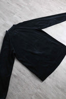 “JORDAN” black velour track  jacket