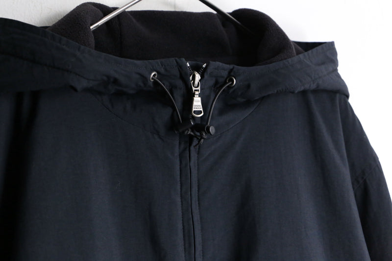 “Eddie Bauer” black nylon zip  jacket