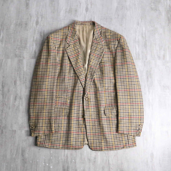 “BOSS” houndstooth over pen 2B tailored jacket