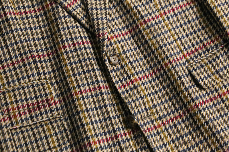“BOSS” houndstooth over pen 2B tailored jacket