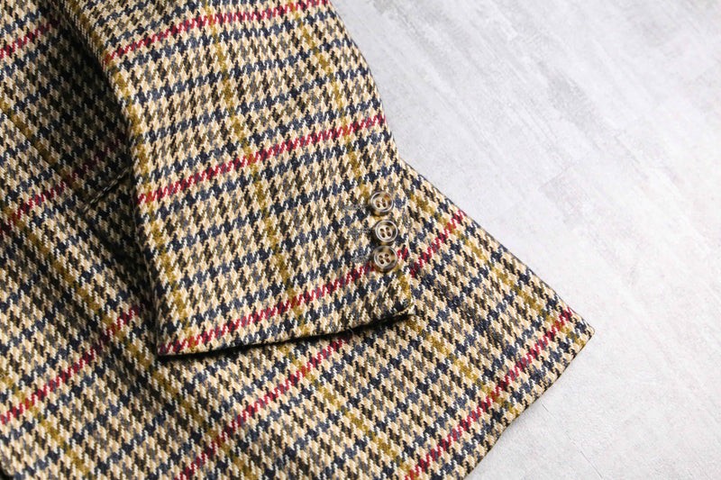 “BOSS” houndstooth over pen 2B tailored jacket