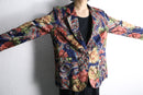 ornamental floral easy tailored jacket