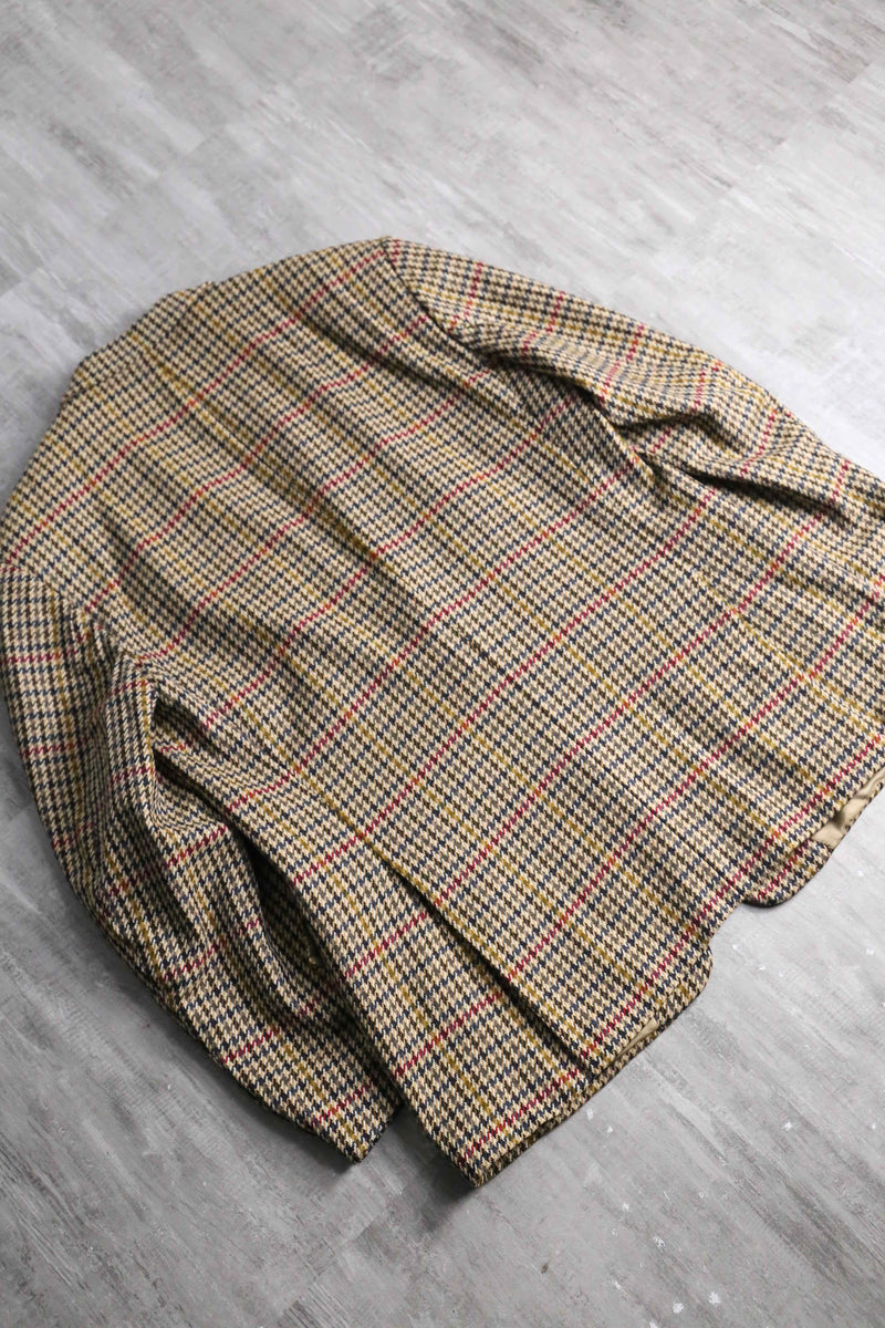 “BOSS” houndstooth over pen 2B tailored jacket