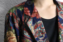 ornamental floral easy tailored jacket