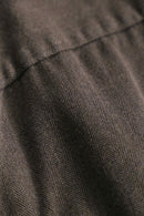 2000s elbow patch herringbone shirt