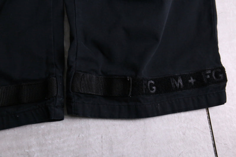 1990s GIRBAUD chino shuttle pants "Black"