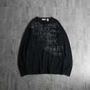 2000s DKNY JEANS graphic design cotton knit