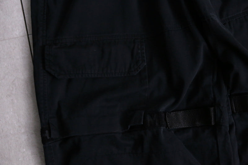 1990s GIRBAUD chino shuttle pants "Black"