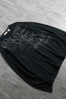 2000s DKNY JEANS graphic design cotton knit