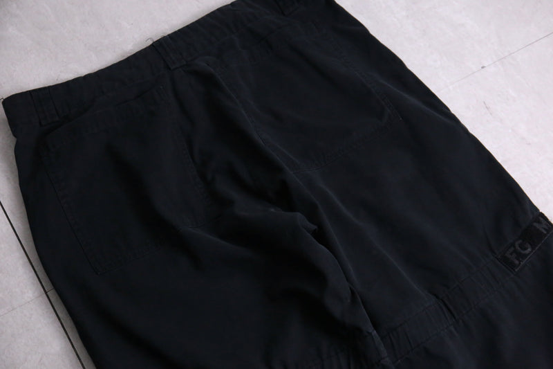 1990s GIRBAUD chino shuttle pants "Black"