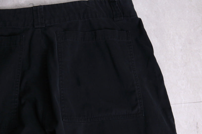 1990s GIRBAUD chino shuttle pants "Black"