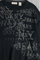 2000s DKNY JEANS graphic design cotton knit
