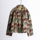"CHICO'S" geometry pattern jacquard jacket