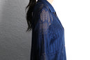 botanical mix lace L/S shirt