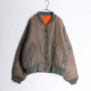 fade brown reversible ma-1 jacket