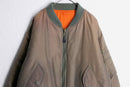 fade brown reversible ma-1 jacket