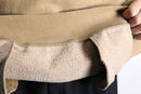 ”L.L.Bean” beige color half zip hi neck sweat
