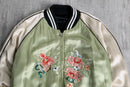 double-face silk souvenir jacket