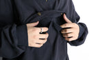volume neck design pullover