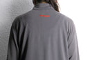 spider embroidered half-zip pullover