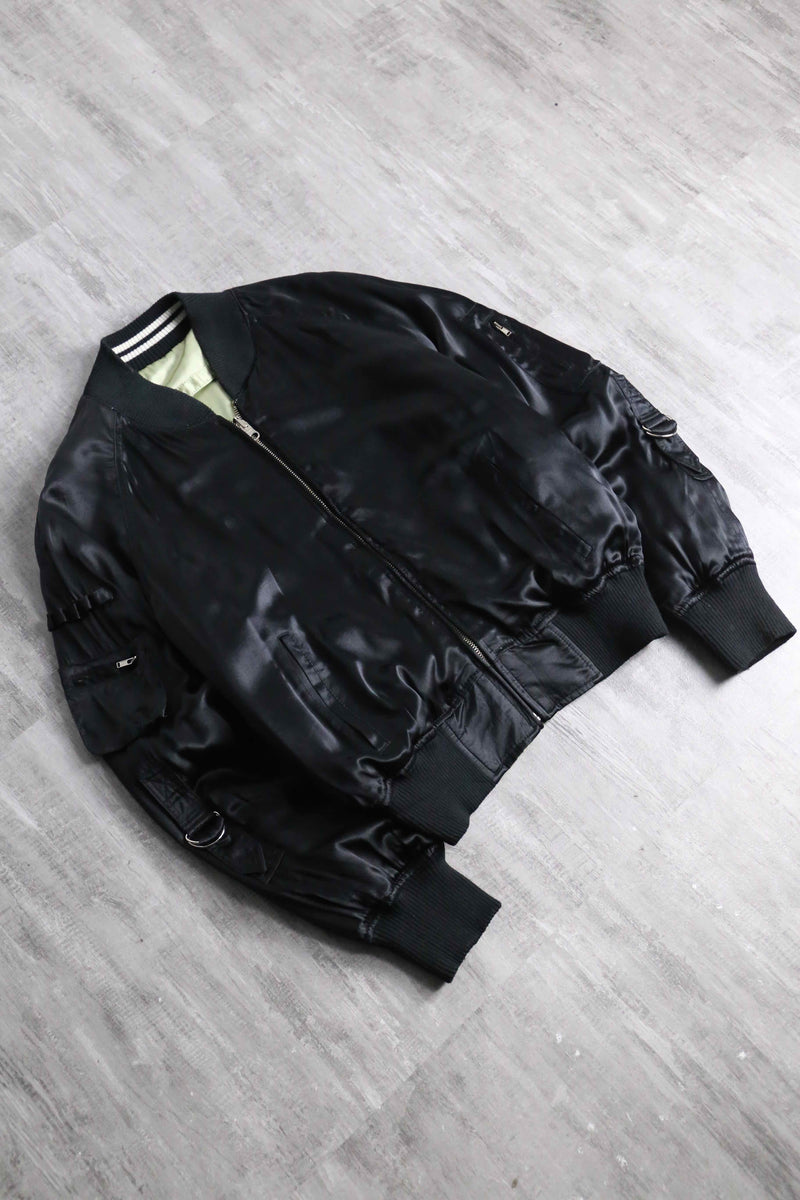 double-face silk souvenir jacket