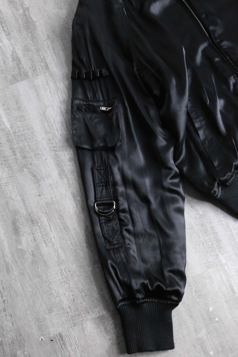 double-face silk souvenir jacket