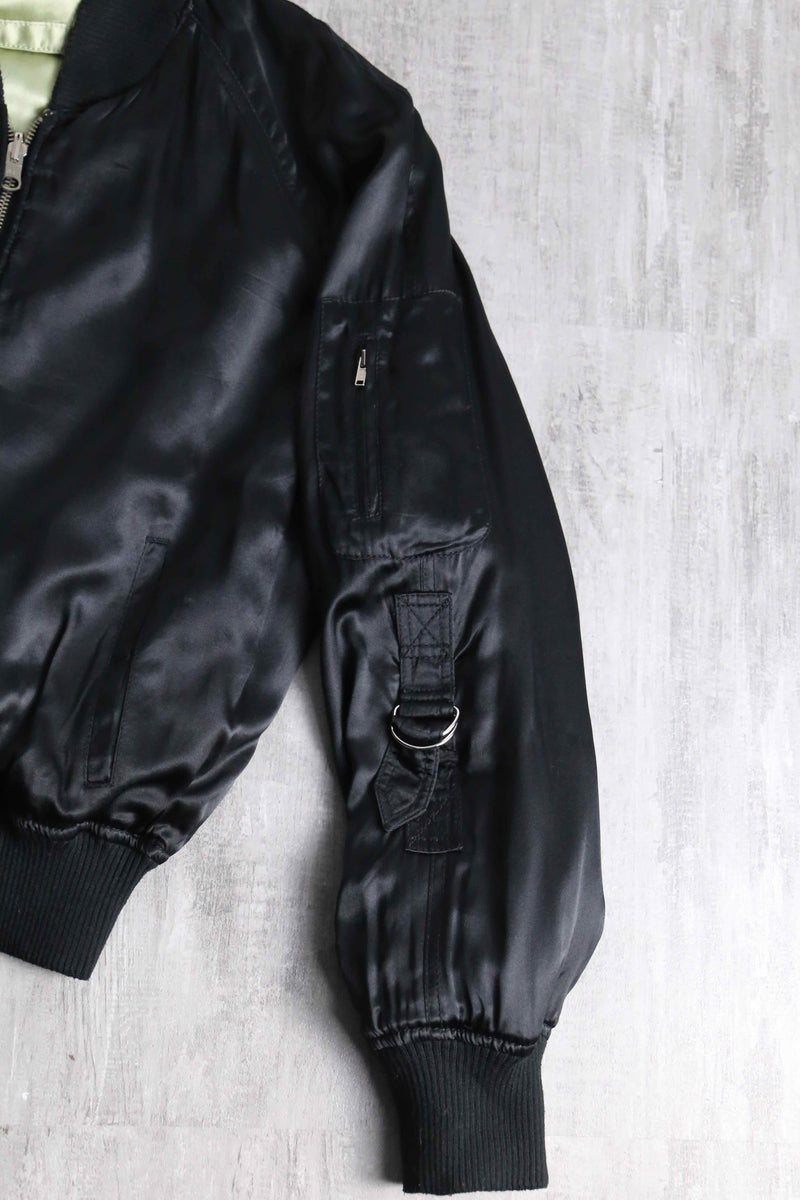 double-face silk souvenir jacket