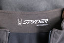 spider embroidered half-zip pullover