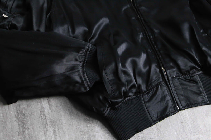 double-face silk souvenir jacket