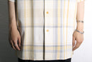 ivory check loose s/s shirt