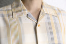 ivory check loose s/s shirt