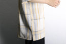 ivory check loose s/s shirt