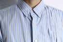 ''Re:make''shredder design stripe shirt