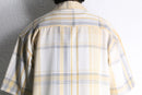 ivory check loose s/s shirt