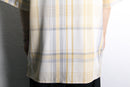 ivory check loose s/s shirt