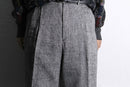 two tuck stripe textured slacks