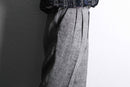 two tuck stripe textured slacks