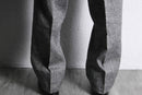 two tuck stripe textured slacks