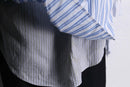 ''Re:make''shredder design stripe shirt