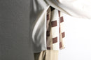 geometric check loose shirt