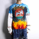 "Re:make" design band long Tee