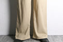 yellow beige linen wide easy pants