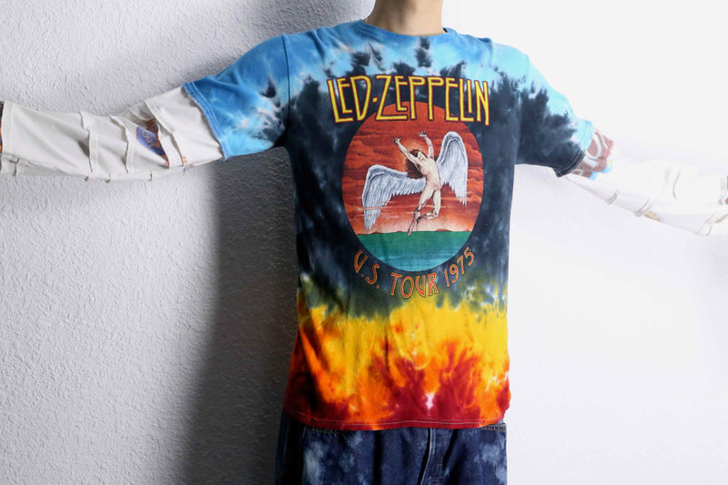 "Re:make" design band long Tee