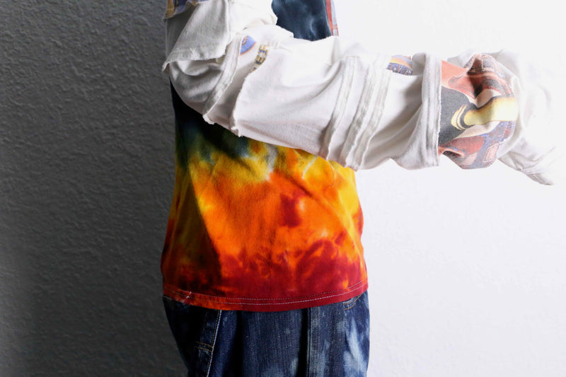 "Re:make" design band long Tee